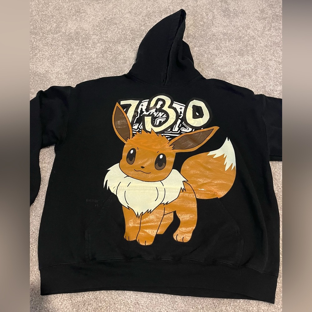 Asspizza Babbitt 730 Eevee Pokemon Size L Revived 151 Hoodie